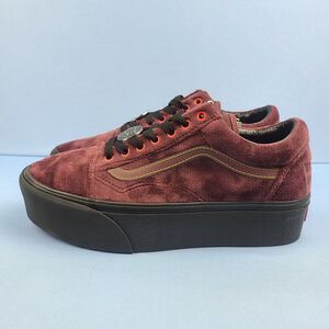 Vans Disney Sneakers Mens Size 8.5 Old Skool Stackform Poison Apple VN0009PZ4TA